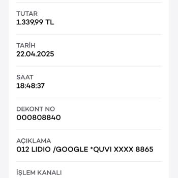 Haberim Olmadan Hesabımdan Para Çekilmiş