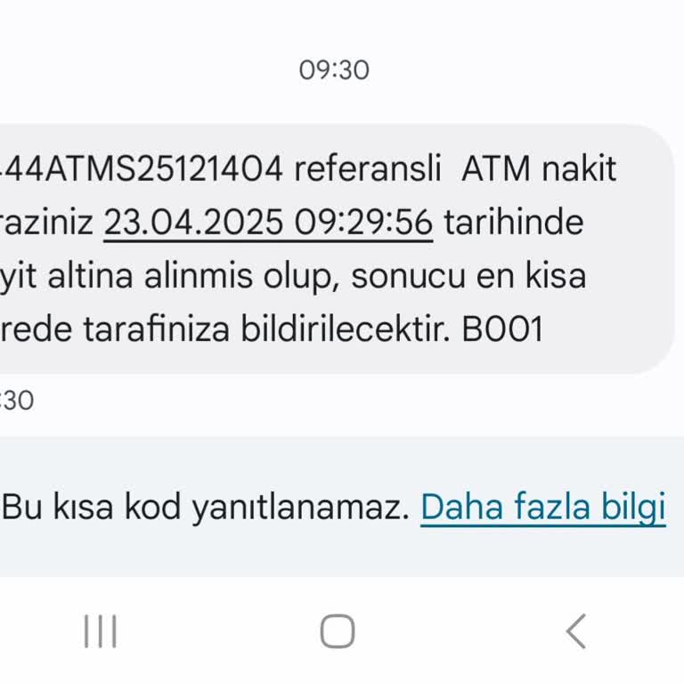 ATM'de Kartsız Para Yatırma İşleminde Paramın Alıkonulması Ve Mağduriyet