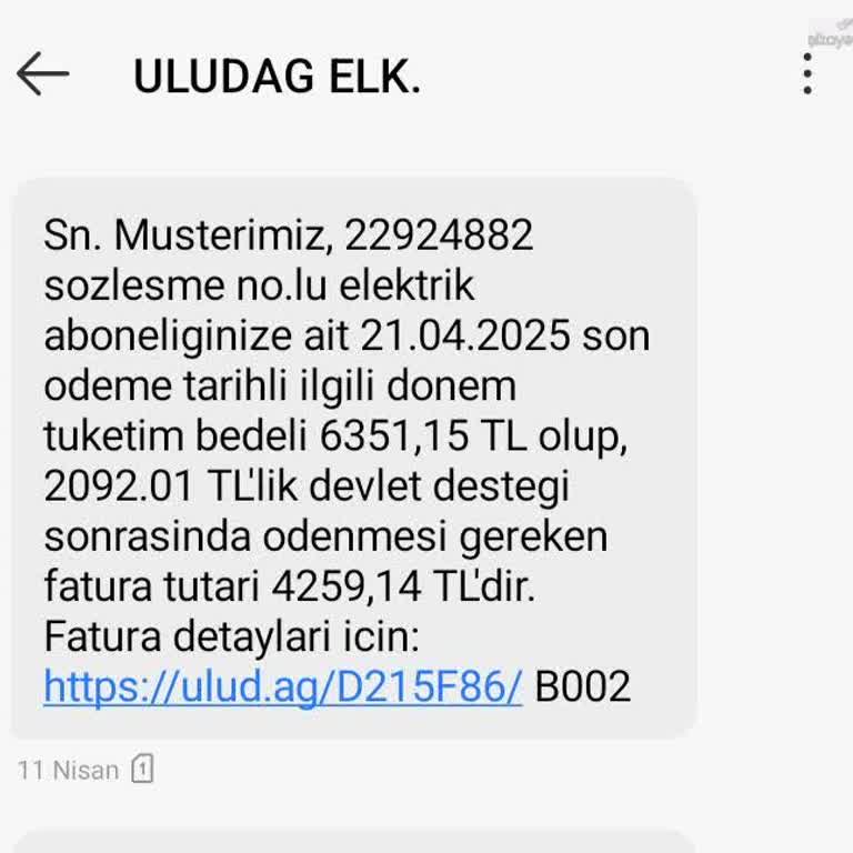 Uludağ Elektrik Şirketi Yüksek Fatura Ve İletişim Sorunu Nedeniyle Mağduriyet