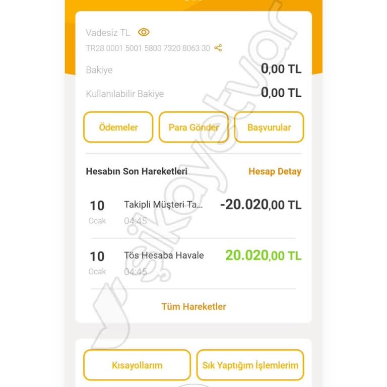 Kredi Kartı İcra Sonrası Tahsilat İadesi Yapılmadı