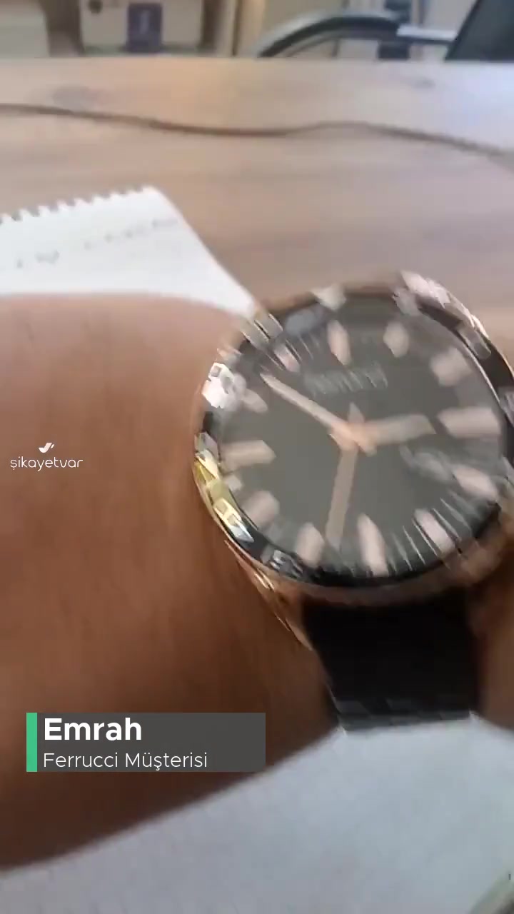 Ferrucci Metal Kordon Saat Koku Problemi! videonun kapak resmi
