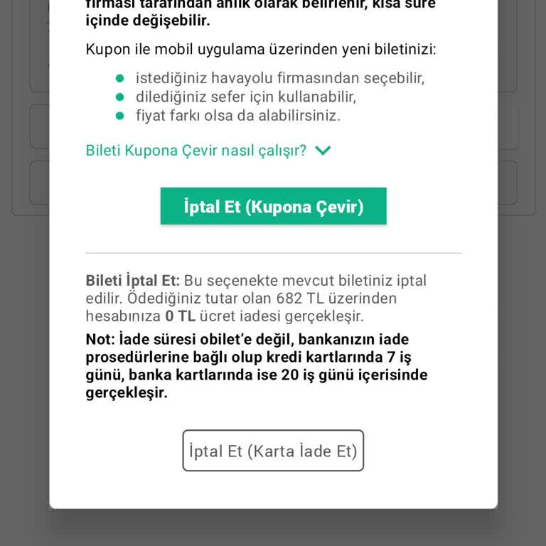 Obilet Bilet İptalinde Ücret İadesi Ve İletişim Sorunu