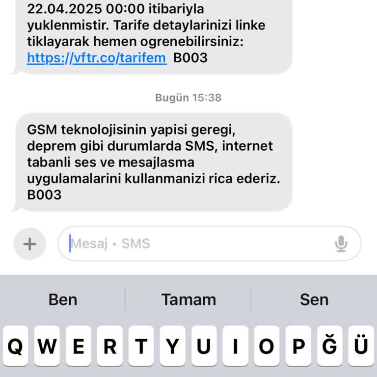 Deprem Anında İletişim Kesintisi Ve Yetersiz Operatör Hizmeti