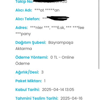 Siparişim Teslim Edilmedi, Mağduriyetim Giderilmiyor