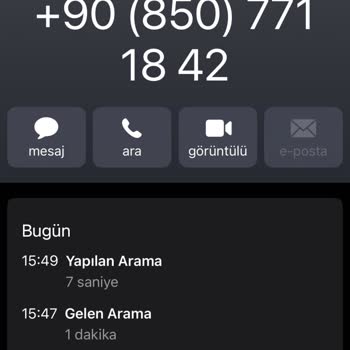 08507711842 Şüpheli İşlem Şikayeti