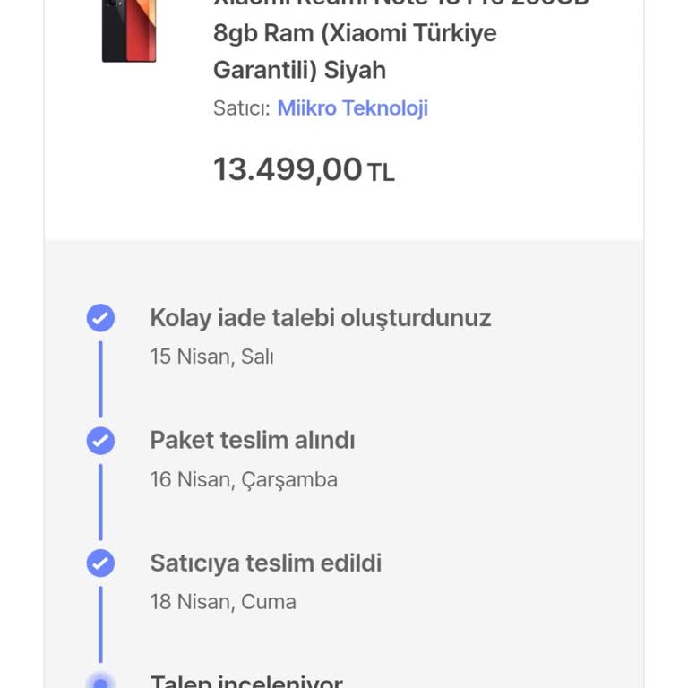 IMEI Klonlanan Telefonumun İadesi Onaylanmıyor, Mağduriyetim Giderilmiyor