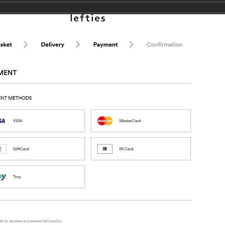 Lefties Online Alışverişte Ödeme Sorunu Ve Müşteri Hizmetlerine Ulaşamama