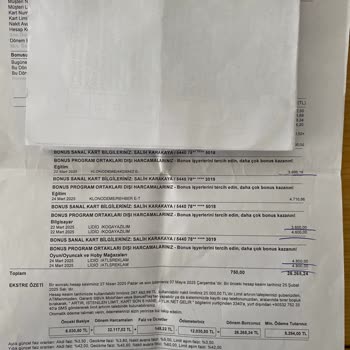 Garanti Bankası Kredi Kartımdan Bilgim Dışında Yapılan Yüksek Tutarli Sanal Kart Harcaması Ve Yetersiz Destek