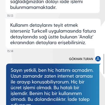 Kullanılmayan Yurt Dışı Paketi İçin Haksız 400 TL Ücret Ve İlgisiz Müşteri Hizmeti