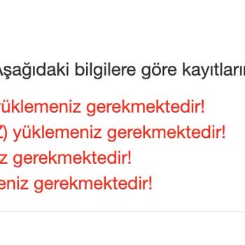 Sözleşmeli Öğretmenlik Başvurusunda Belgeler Yüklenmiyor, Hata Alıyorum!