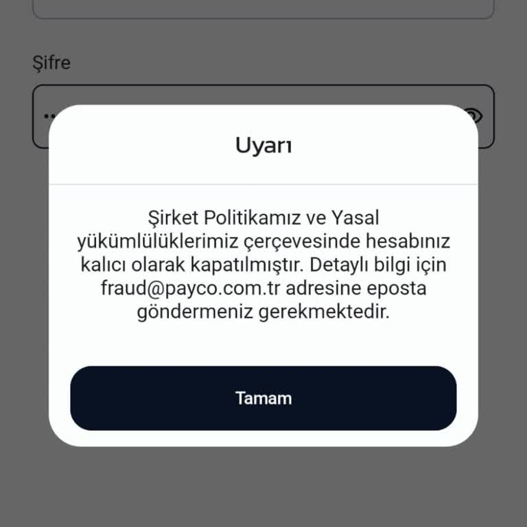 Hesabım Bilgi Verilmeden Kapatıldı, Param İade Edilmiyor
