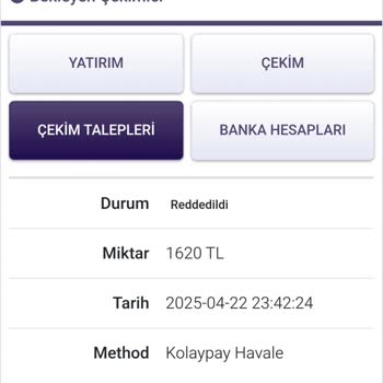Çekim Taleplerim Sürekli Reddediliyor, Paramı Alamıyorum