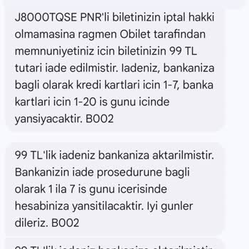 Bilet İptalinde Eksik Ve Geç Gelen Geri Ödeme Şoku