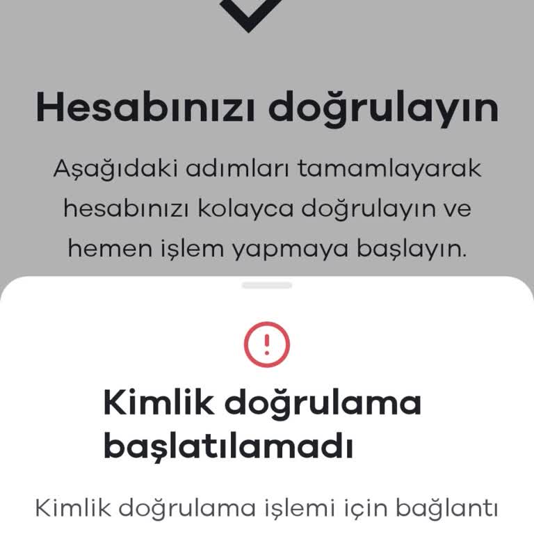 Paribu Kimlik Doğrulama Bağlantı Sorunu Nedeniyle İşlem Yapılamıyor