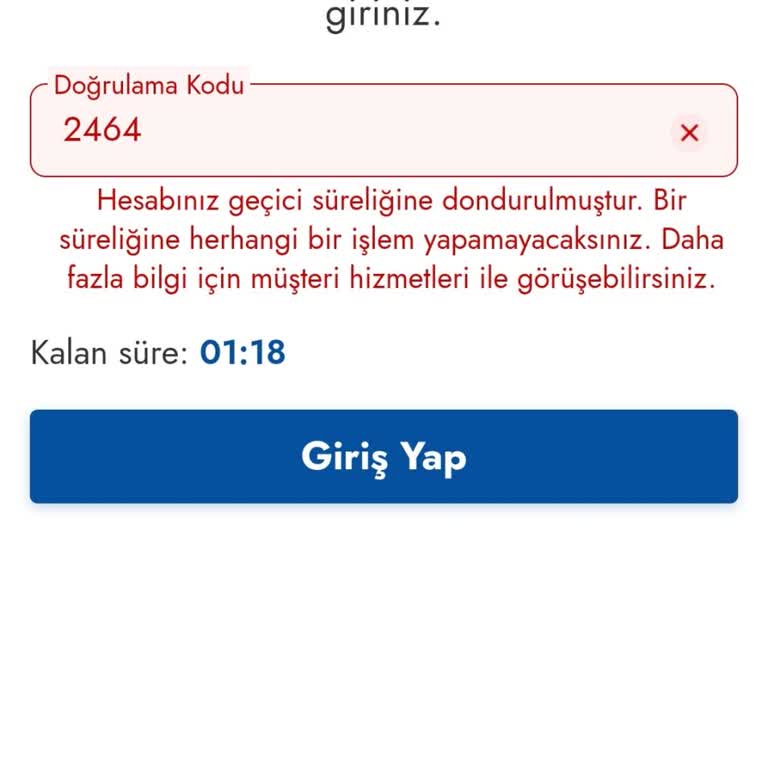 Cepte Şok Hesabım Haksız Yere Donduruldu, Müşteri Hizmetleri Cevap Vermiyor