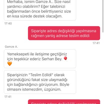 Yanlış Adrese Teslimat Ve Yetersiz Çözüm Merkezi Deneyimi