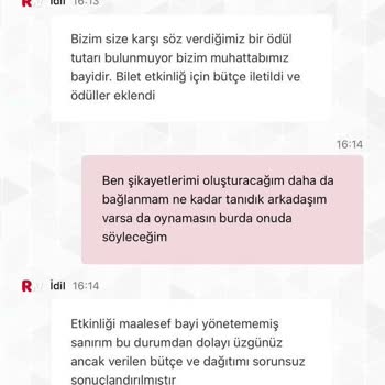 Kazandığım Ödül Eksik Yatırıldı, Mağduriyetim Giderilmiyor