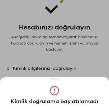 Kimlik Doğrulama Sorunu Nedeniyle Acil İşlemlerimde Mağduriyet Yaşıyorum