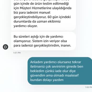 Siparişim Gelmedi, İade Ve Destek Sürecinde Mağdur Oldum