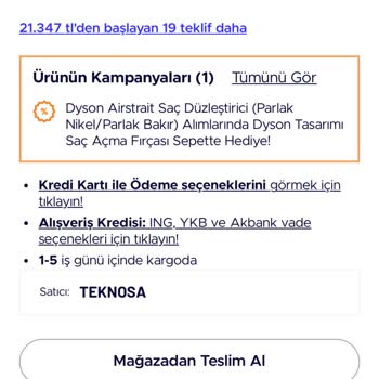 Dyson Alışverişimde Eksik Hediye Ve İlgisiz Müşteri Hizmetleri