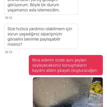 Yanlış Gelen Siparişin Telafisi Yeterli Olmadı