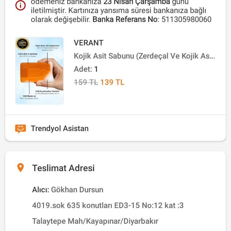 Siparişim Başka Şehre Gönderildi Ve Ücret İadesiyle Mağdur Edildim