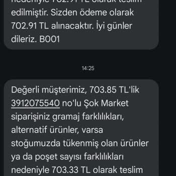 Eksik Teslim Edilen Ürünün İadesi Yapılmadı Ve Geri Dönüş Sağlanmadı