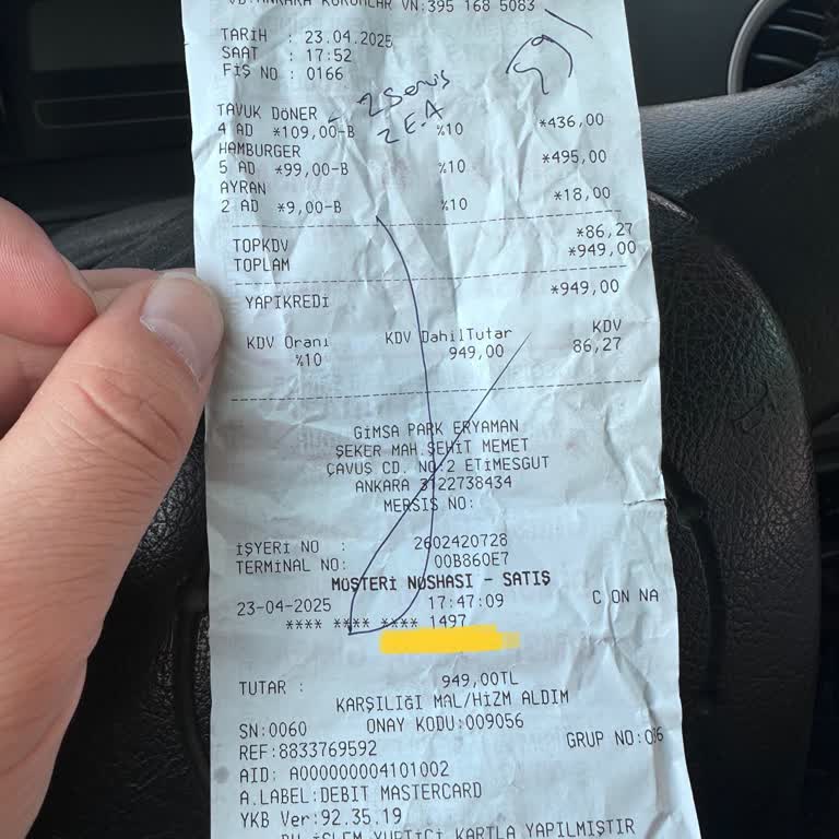 Yemek Siparişinde Poşet Ücreti Alınması Ve Müşteri Memnuniyetsizliği