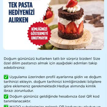 Doğum Günü Pastası Hakkım Mado Şubesinde Geçersiz Sayıldı, Büyük Hayal Kırıklığı Yaşadım