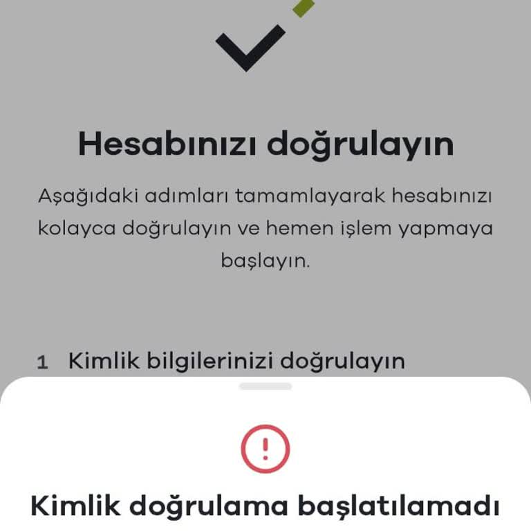 Paribu'da Kimlik Doğrulama Sorunu Ve Yetersiz Destek