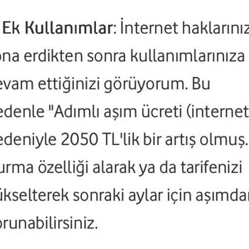 Aşım Uyarısı Yapılmadan Yüksek Fatura Şoku