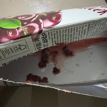 Meyve Suyunda Karşılaştığım Yabancı Parçalar Endişe Verici