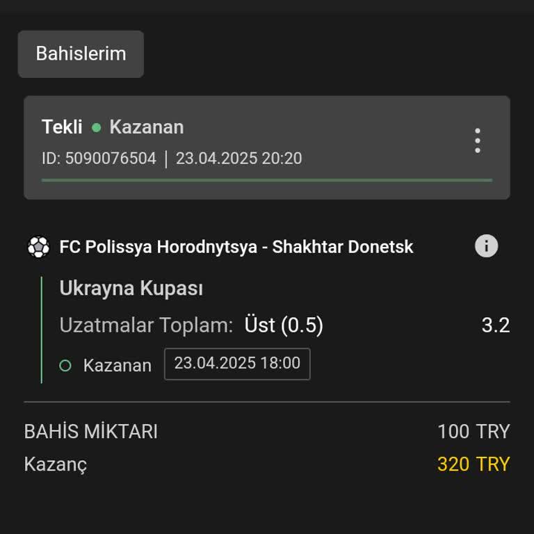 Kazandığım Bahis Sonucum Geciktiriliyor