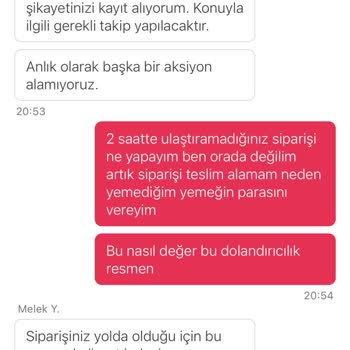 Siparişim 2 Saatte Teslim Edilmedi, İptal Edince Para Yanacak Dediler