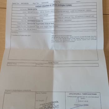 Kırık Televizyon İadesi Kabul Edilmiyor, Mağdur Ediliyorum