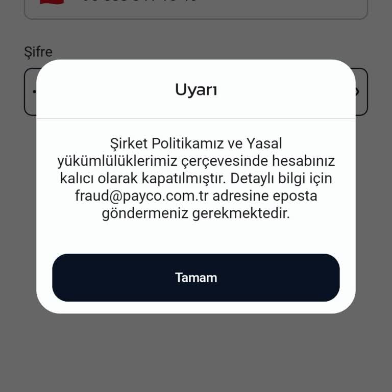 Hesabım Kapatıldı Paramı Çekemiyorum