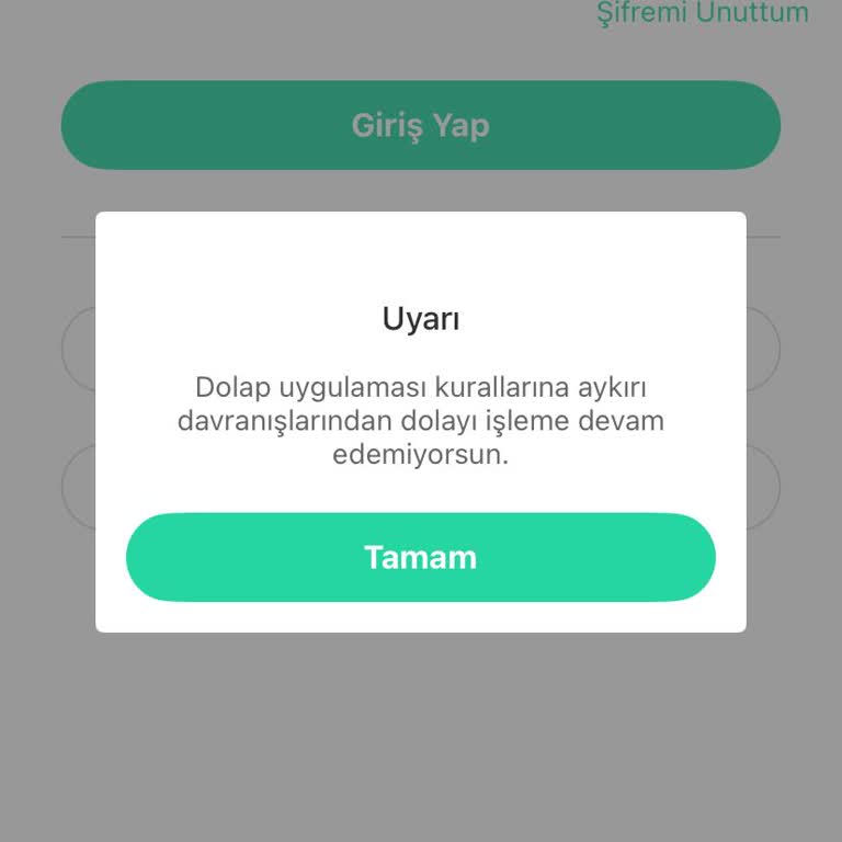 Dolap Hesabıma Haksız Giriş Engeli Ve İletişimsizlik Mağduriyeti