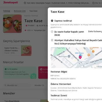 Siparişim Kurye Tarafından İptal Edildi Ve Mağdur Edildim!
