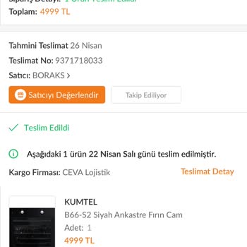 Teslim Edilmeyen Fırın İçin Yetkili Bulamıyorum Mağduriyetim Giderilmiyor