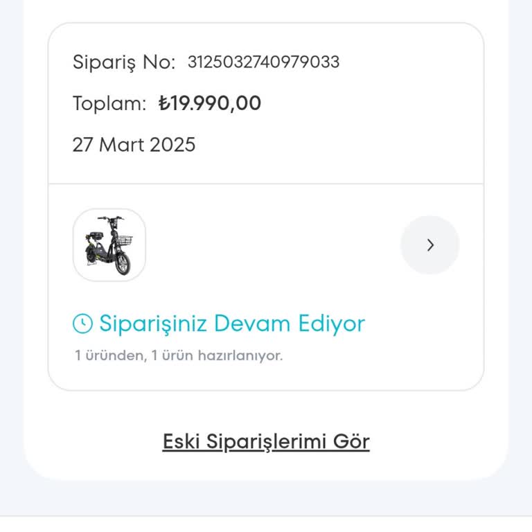 A101 Ekstra'dan Alınan Elektrikli Bisiklet Siparişi Teslim Edilmiyor, İptal Edilemiyor!