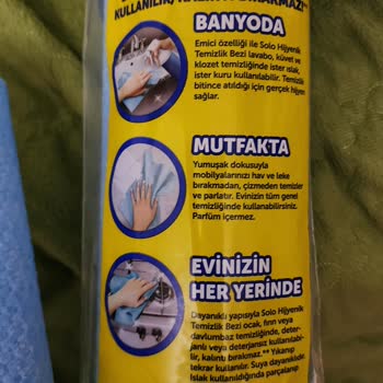Solo Temizlik Bezi Klozet Gibi Koku Yayıyor, Mutfakta Kullanılamaz