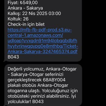 Otobüs Bileti İptali Bildirilmedi, Para İadesi Yapılmadı
