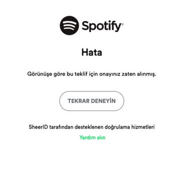 Spotify Öğrenci Doğrulama Sürecinde Belirsizlik Ve Hata
