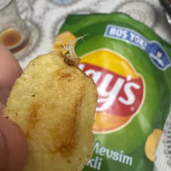 Lays Paketinden Filizli Cips Çıkması Ve Sağlık Endişesi
