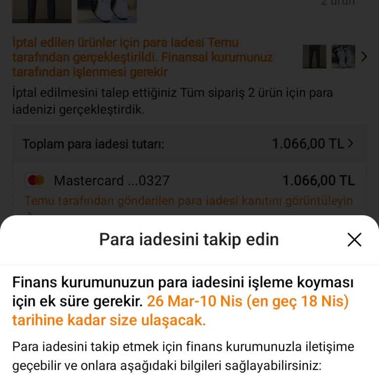 İptal Edilen Alışverişin Para İadesi Yapılmıyor, Bilgi Verilmiyor