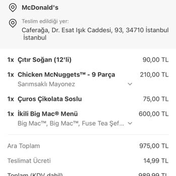 Hesabım Üzerinden Bilgim Dışında Sipariş Verildi