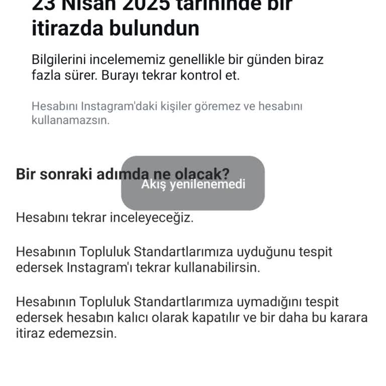 4 Yıllık Instagram Hesabım Aniden Kapandı Açılmıyor!