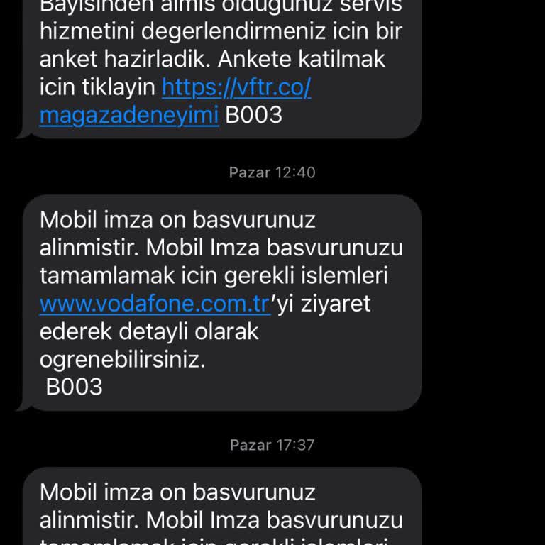Vodafone Mobil İmza Başvurumda Kimlik Onayı Sorunu Ve Gecikme