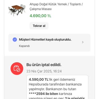 Aynı Ürüne Zam Ve Teslimat Sorunu Yaşadım