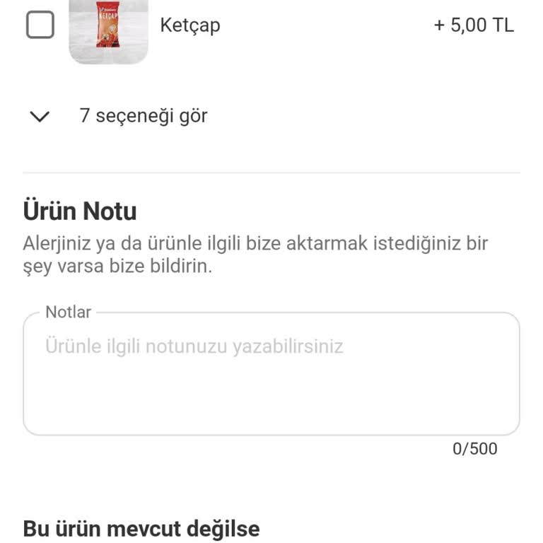 Alerji Bilgisi Dikkate Alınmadı, Müşteri Memnuniyeti Sağlanmadı